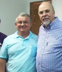 Vereador Nido e o deputado federal Mário Negromonte