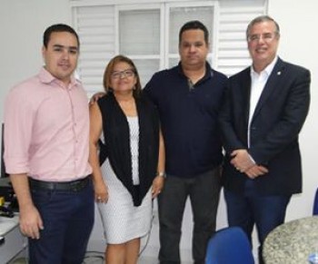 Igor Montalvão, Dra Socorro Rolim, Flávio Henrique  e Luiz Viana Pres. da OAB