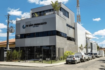 Sede da TV São Francisco, no bairro Santo Antônio. 