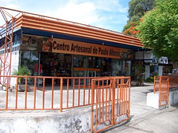 Prédio onde funcionou  o Centro Artesanal de Paulo Afonso  na Avenida Getúlio Vargas.