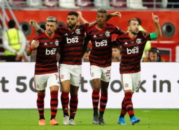Arrascaeta, Bruno Henrique e Al-Bulayhi, contra, marcaram os gols do rubro negro carioca