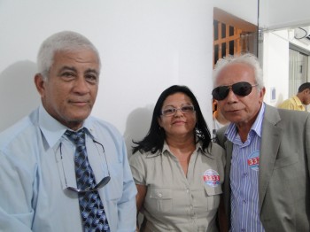 Dr. Pedreira, Dra Socorro Rolim e Dr. Antonio Martins