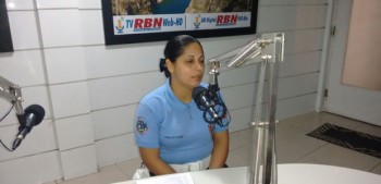 Crystiane Brito, durante entrevista na RBN