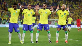 A equipe comandada pelo técnico Tite, dominou as ações durante todo o jogo