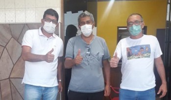 Gustavo Miranda, Beto da Liga e o deputado Est. Zó (PCdoB)