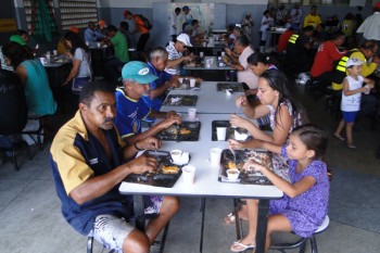 Inaugurado em 2007, o Restaurante Popular nunca passou por nenhuma reforma