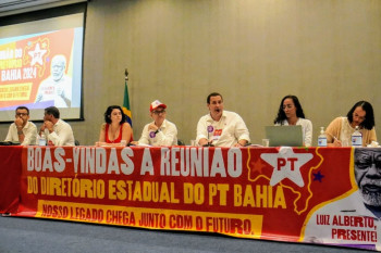 Reunião do diretório do PT da Bahia